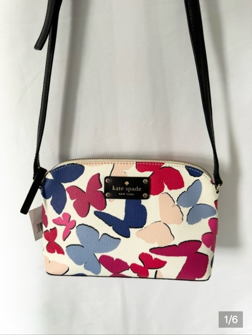 Kate Spade "Festive Butterfly” Wellesley Crossbody NWT